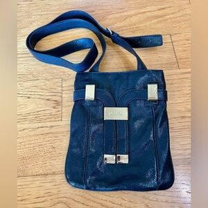 Michael Michael Kors Black Leather Crossbody Bag
